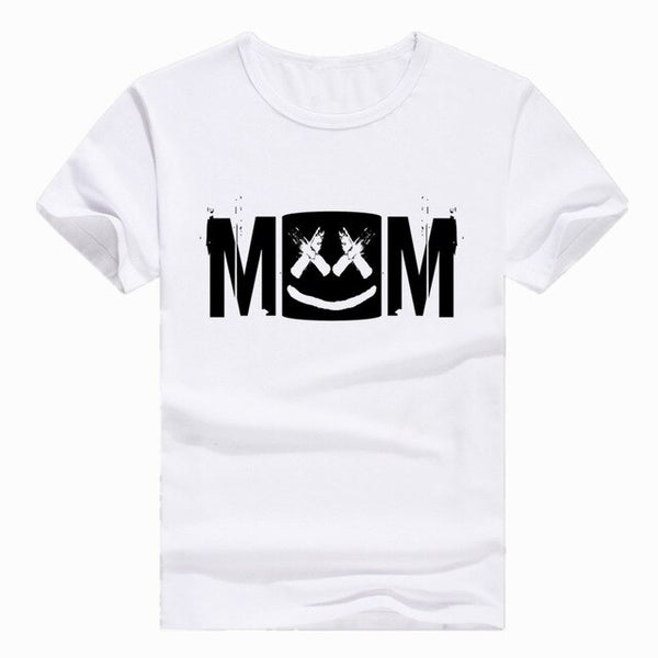 Marshmello Face Short sleeve  T-shirt