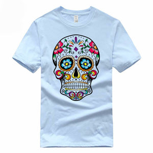 Petal Skull 100% Cotton Short sleeve T-shirt